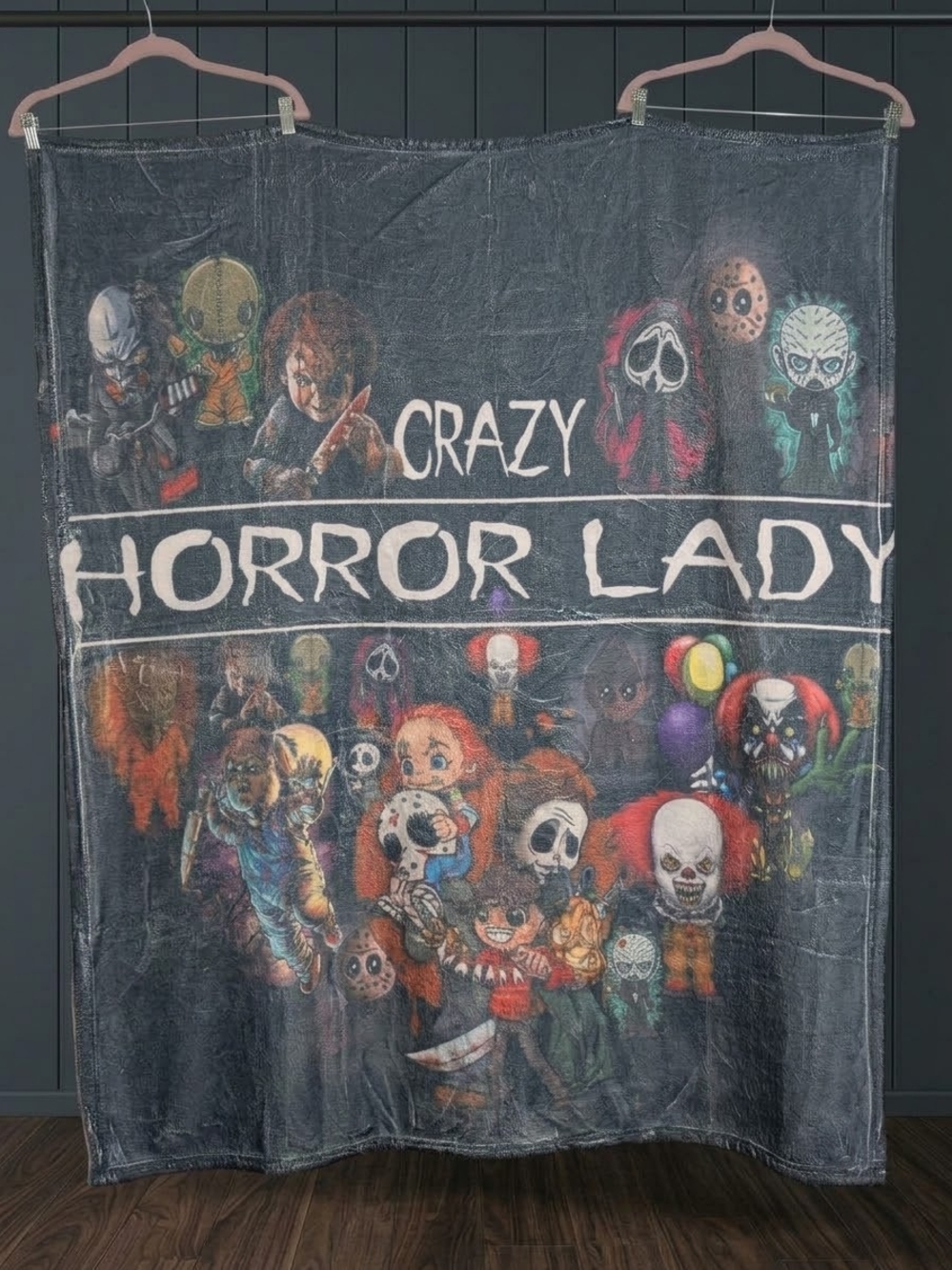 Flannel Halloween Horror Movie Blanket 50 X 65 Inches
